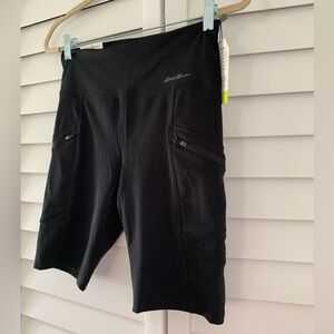 Eddie Bauer Motion NWT Running or Biking Spandex Shorts - Black